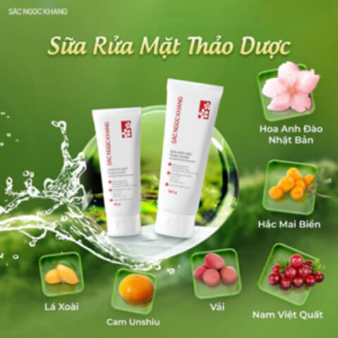 SỮA RỬA MẶT THẢO DƯỢC SẮC NGỌC KHANG 100G